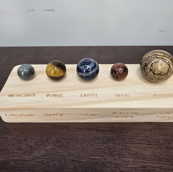 Solar System Crystal Sphere Planets, New - Picture 16 of 17